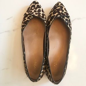 Vionic Leopard Pointed Toe Flats